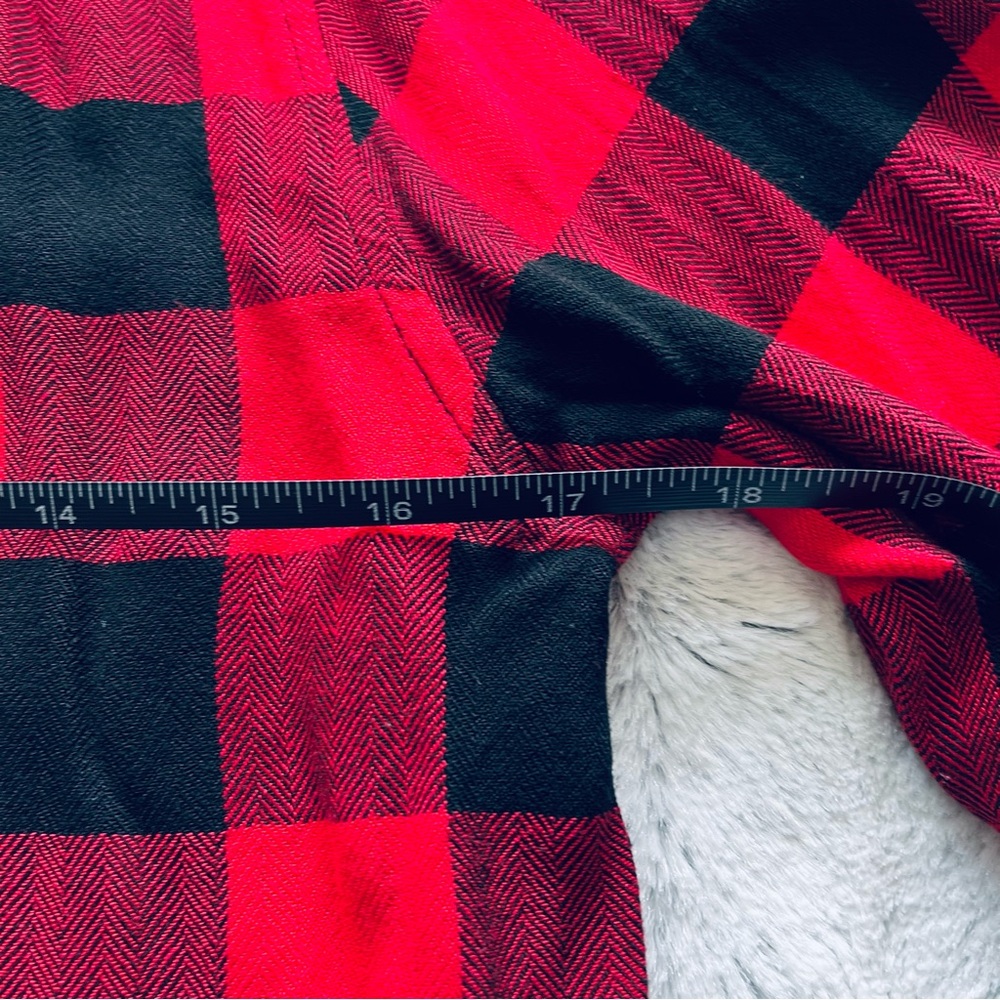 Red plaid button down - Picture 5 of 8